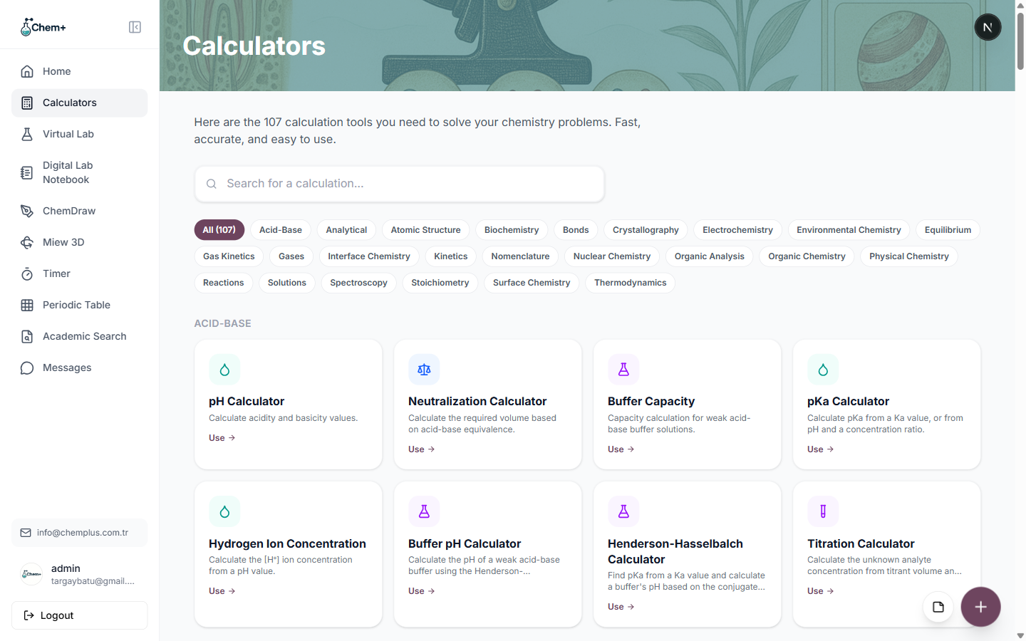 The 107 Calculators, Answered: 10 Questions Chemists Actually Ask